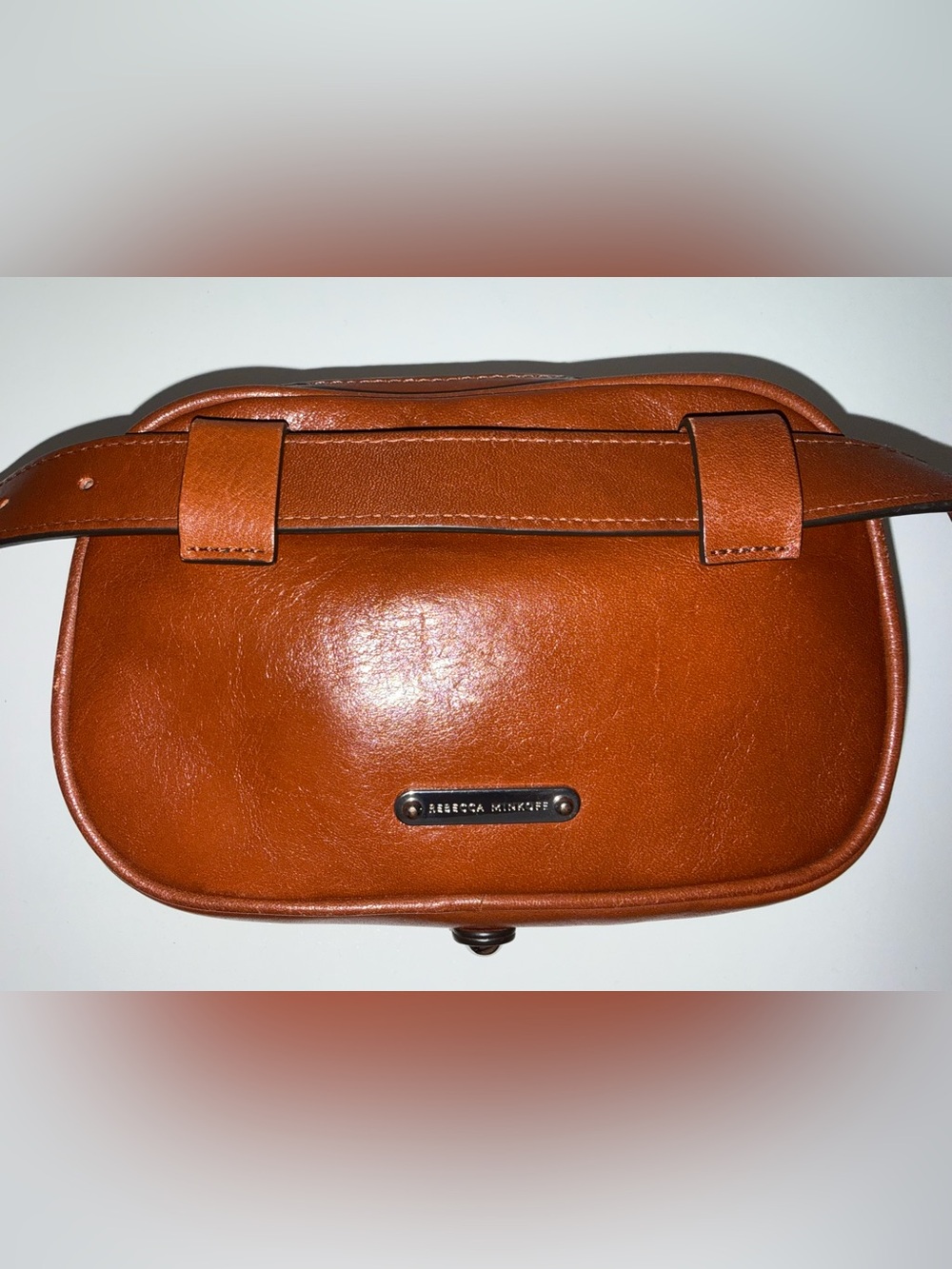 Rebecca Minkoff Blythe Leather Belt Bag - Acorn (Brown/Tan) - Picture 9 of 14